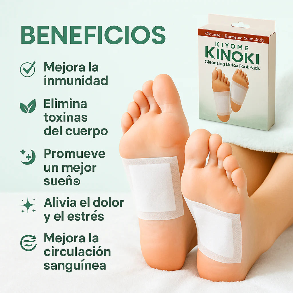 Parche Desintoxicante para Pies Kiyome Kinoki